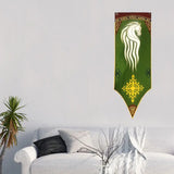Bandera Rohan El Señor de los Anillos 40 x 100cm