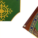 Bandera Rohan El Señor de los Anillos 40 x 100cm - Frikopolis
