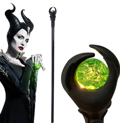 Bastón Maléfica con Led 131cm
