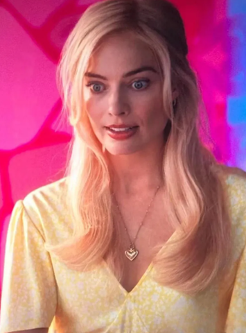 Collar de Corazón Barbie de la Película 2023
