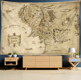 Mapa De La Tierra Media El Señor De Los Anillos Gigante