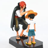 Action Figure Shanks y Luffy One Piece 18cm
