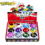 Set de 12 Figuras Pokémon con Pokéballs