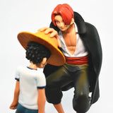 Action Figure Shanks y Luffy One Piece 18cm